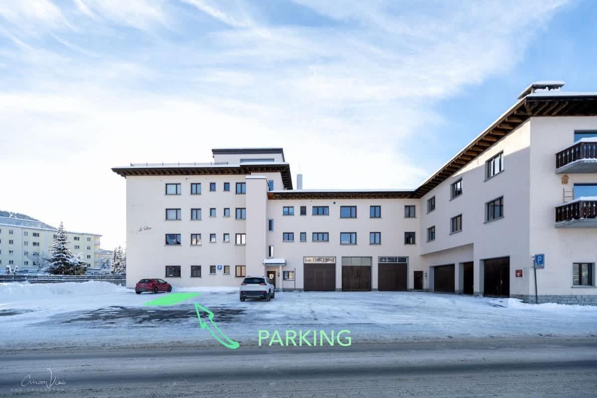 Charming Apartment In St Moritz Exteriör bild