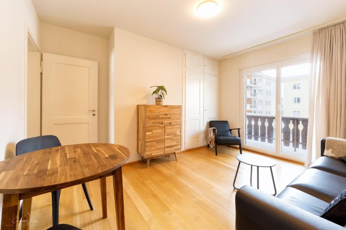 Charming Apartment In St Moritz Exteriör bild